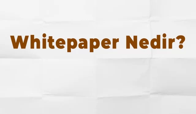 Whitepaper Nedir? Kripto Dünyasının Haritası