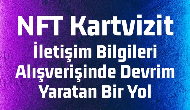 nft kartvizit - nfc